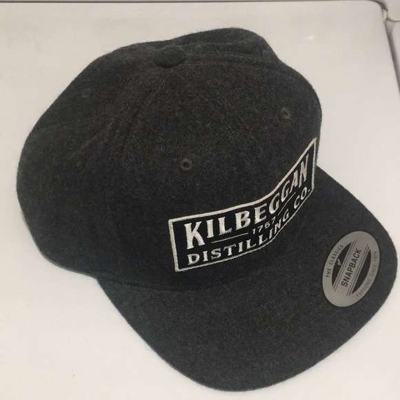 NWT Kilbeggan Distilling Co 1757 Hat SnapBack adjustable cap gray wool NWT - Picture 4 of 9